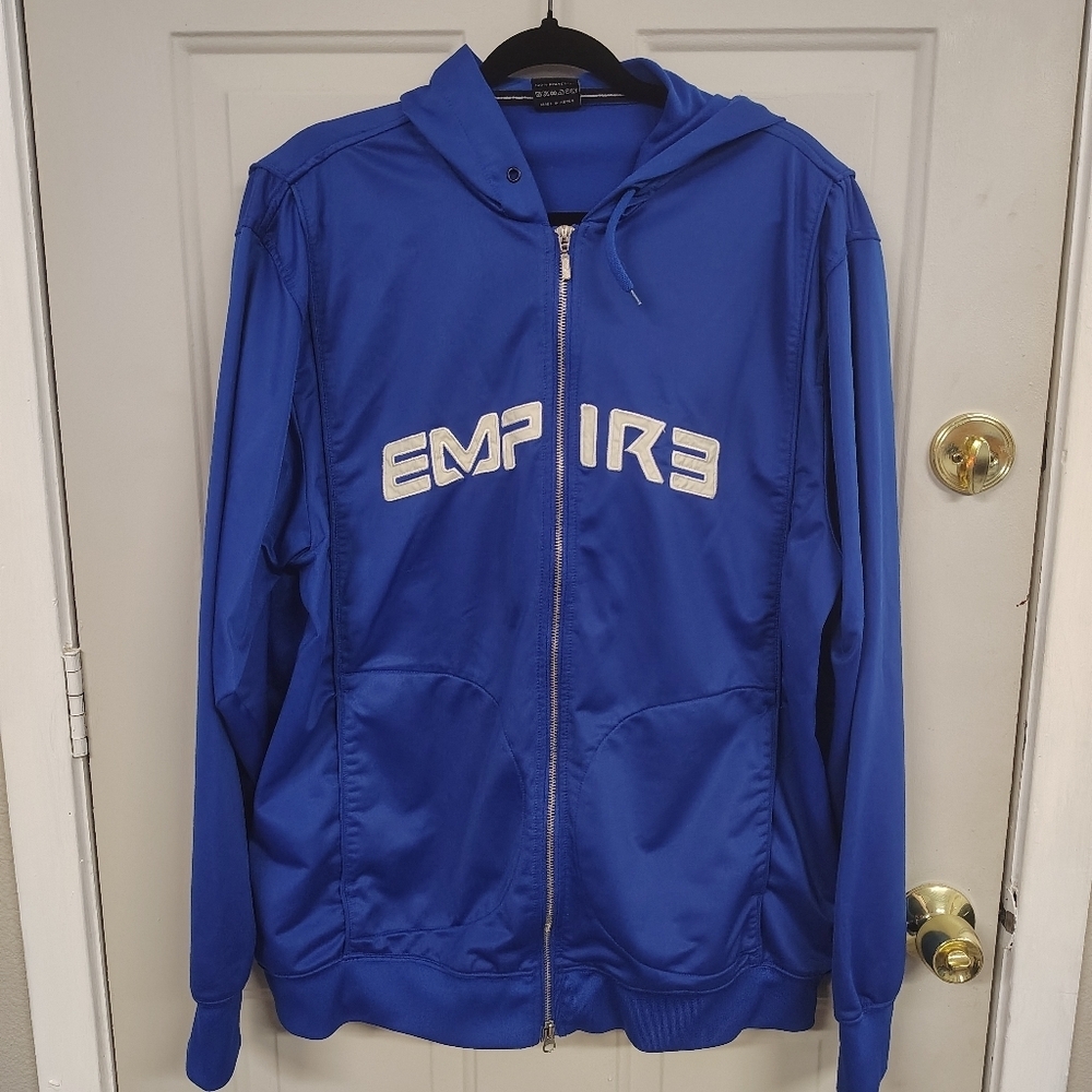 Empire Blue Windbreaker Jacket For Men Xl